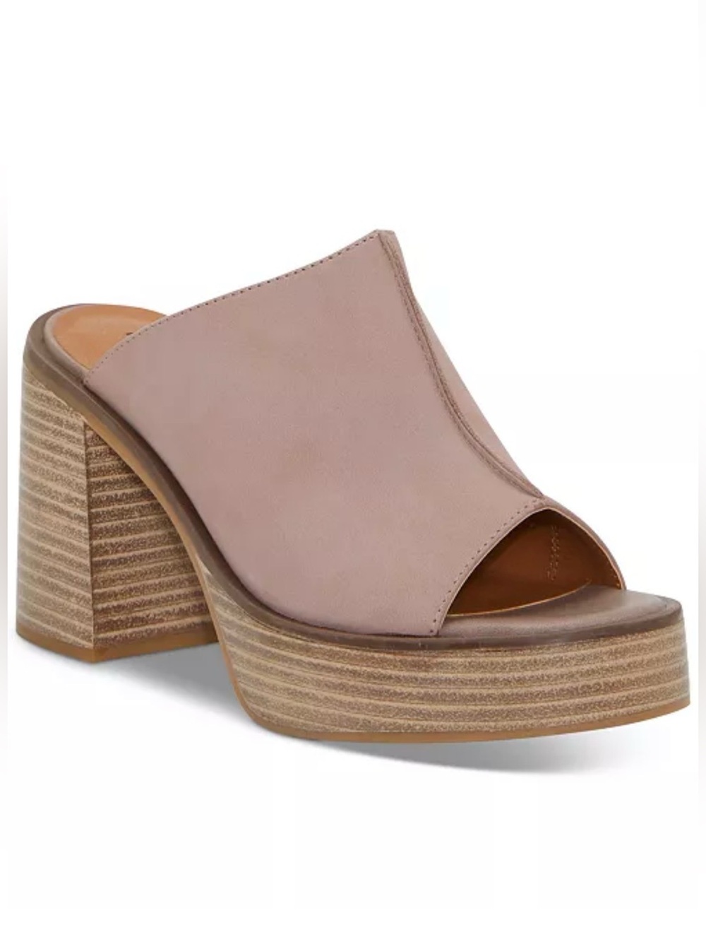 Lucky Brand Women's Leather Dinali Platform Mule Sandals $119 NEW without box